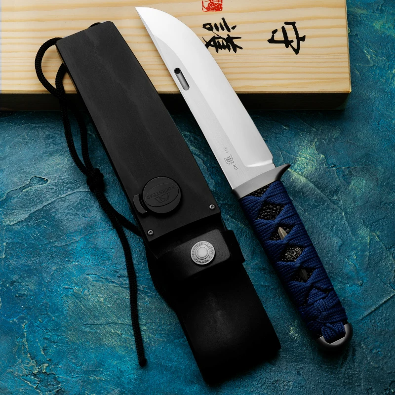 ZDP189 Steel clam blade high-end collection knife Outdoor camping hunting knife wilderness survival knife handmade gift knife