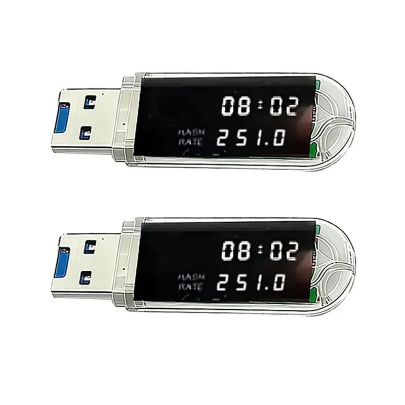 2PCS L22A-LV03 BTC Bitcoin Crypto Miner 250KH/S BTC USB Miner Upgraded Mini ASIC Silent