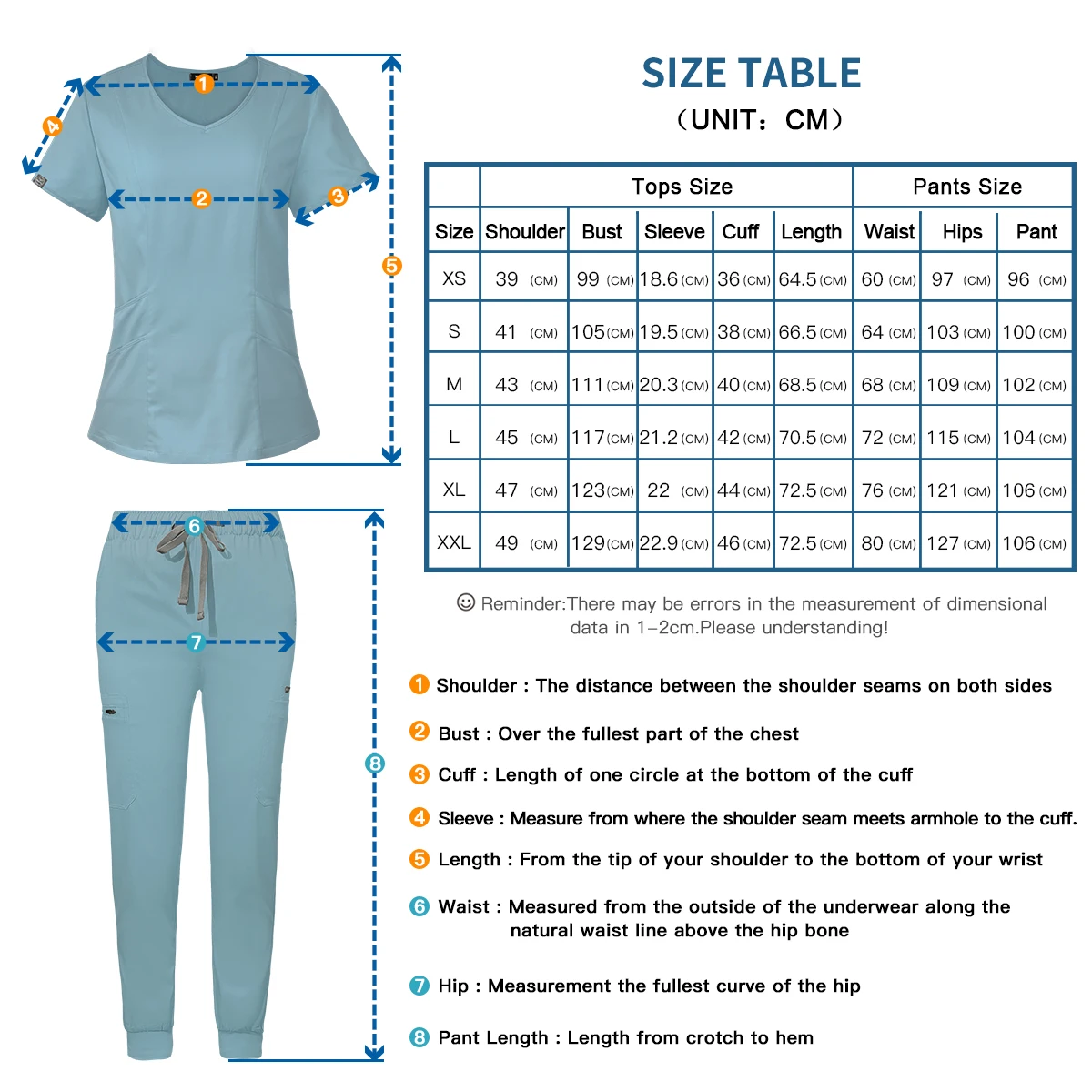 Uniformes de spa pour salon de beauté, accessoires pour pharmacien et infirmière, ensemble de vêtements de travail élastiques pour médecins et infirmières