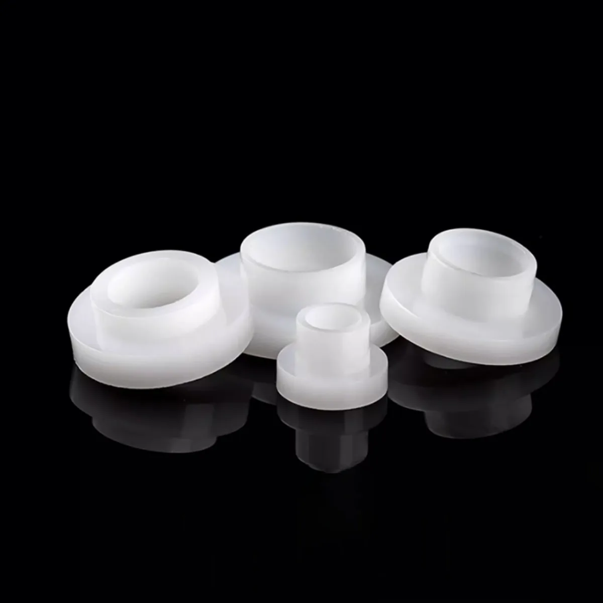 T-förmige Nylon-Stufenunterlegscheibe/konkav-konvexe Gewindebuchse, isolierende Pellets – Detail 1
