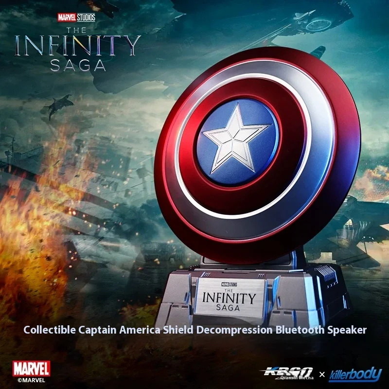 

New Killerbody Marvel Peripheral Thor'S Hammer Collectible Magnetic Decompression Bluetooth Speaker For Boys As A Gift