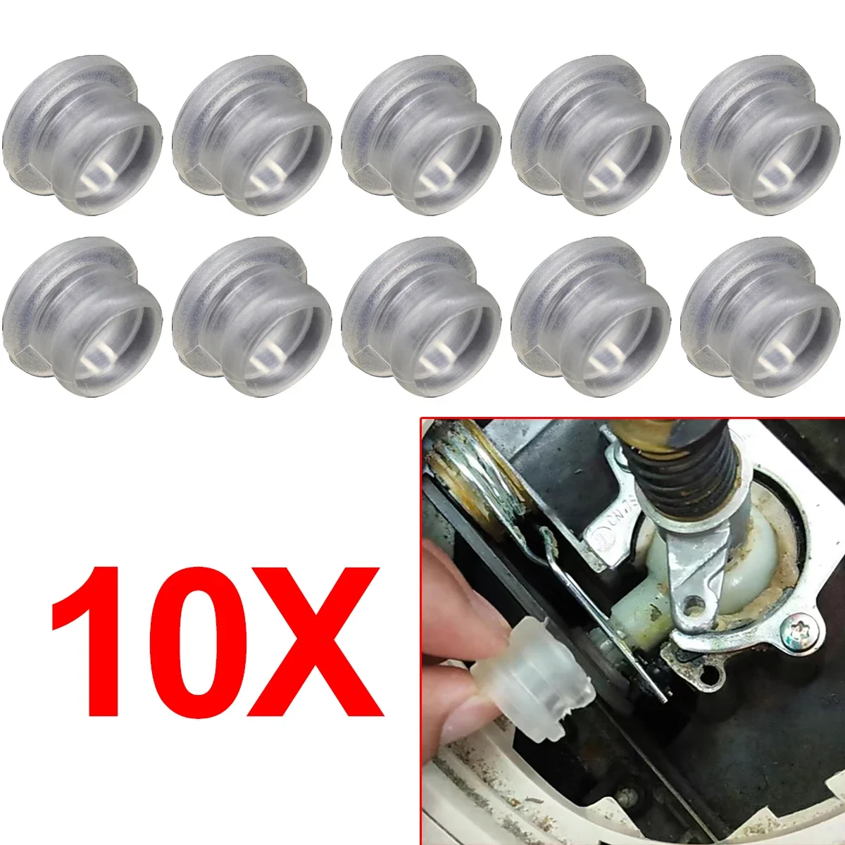 

10X Gearbox Bushing For VW Bora Polo MK4 Jetta MK2 Golf 5 Speed Manual Shift Lever Rubber Sleeve Gasket Clip Fix Spare Parts