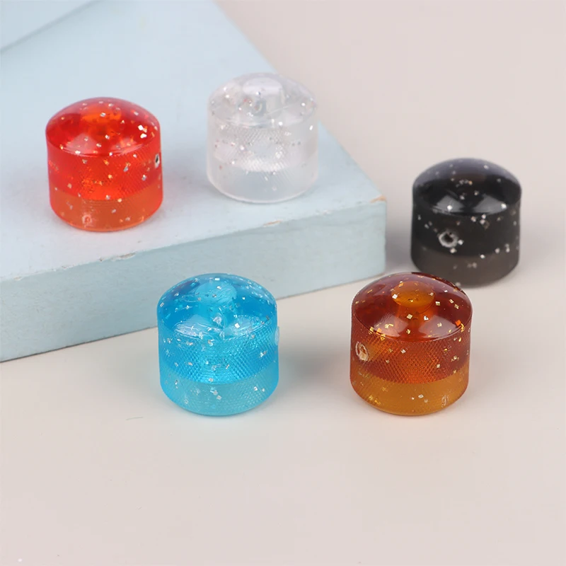 1PCS Electric Guitar Bass Replacement Volume Tone Control Knobs Turn Buttons Knob with Holes
