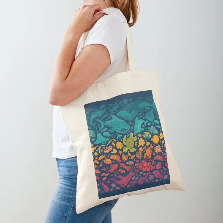 

Aquatic Spectrum 2 Tote Bag cloth bag woman handbag canvas bags Cloth bags