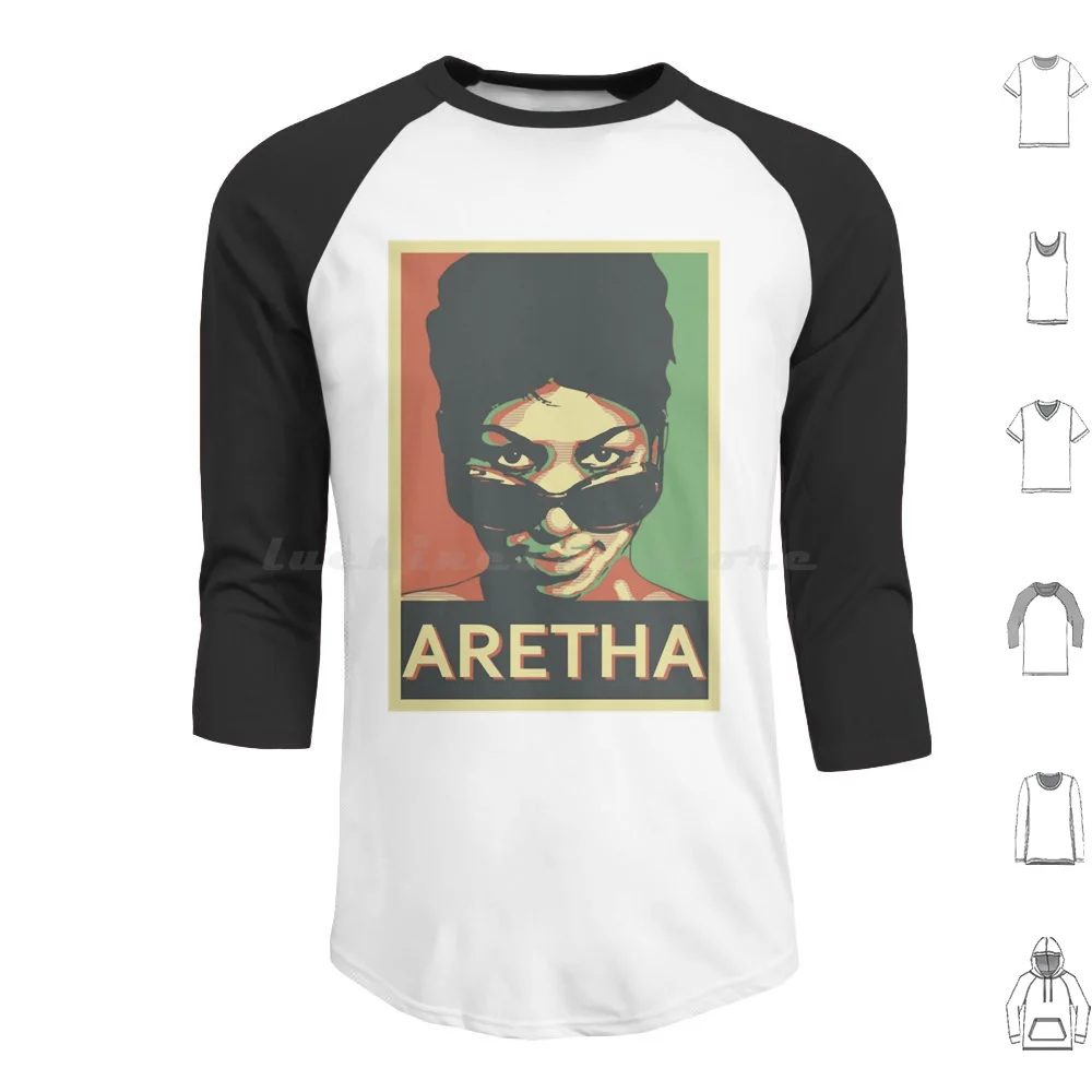 Aretha Franklin Shades Classic Hoodies Long Sleeve Aretha Franklin Shades