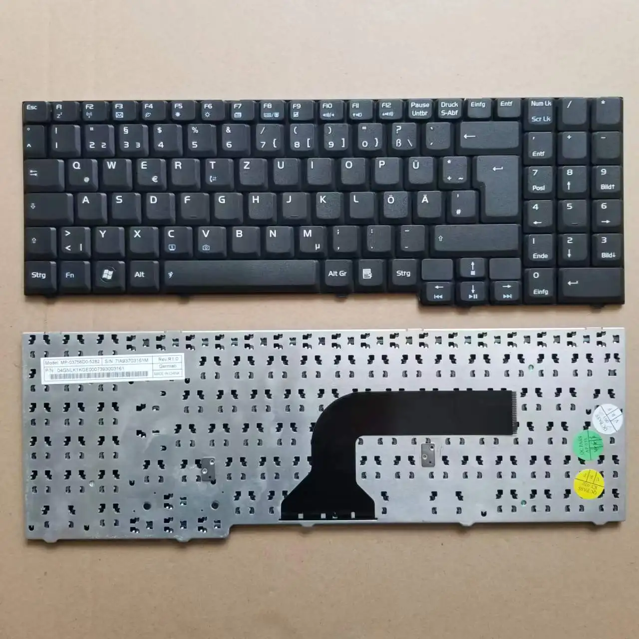 

New German GR Keyboard For Asus M50 M50SA M50SR M50SV M50VC M70 M70L M70SL Laptop Black MP-03756D0-5282