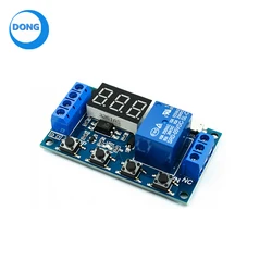 6-30V moduł przekaźnika opóźnienia czasowego przełącznik obwód wyzwalający timer DC12V 24V XY-J02 inkubator dla Arduino