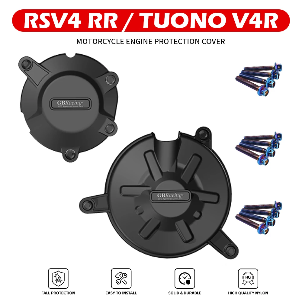 

Motorcycles Engine Cover Protection Case For Case GB Racing For Aprilia RSV4 RSV4RR TUONO V4R Engine Protectors