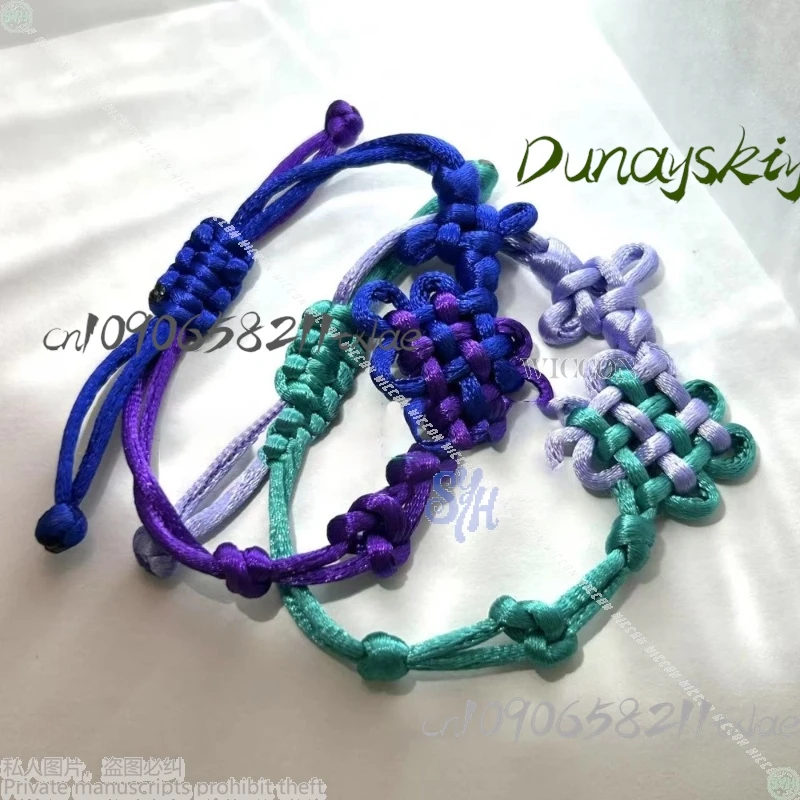 أساور أزواج بعقدة صينية من رومي جينو Rujinu لفيلم الرسوم المتحركة Kpop شيطان كوسبلاي لونين أنماط ساجا للأولاد هنتركس الحب للهالوين