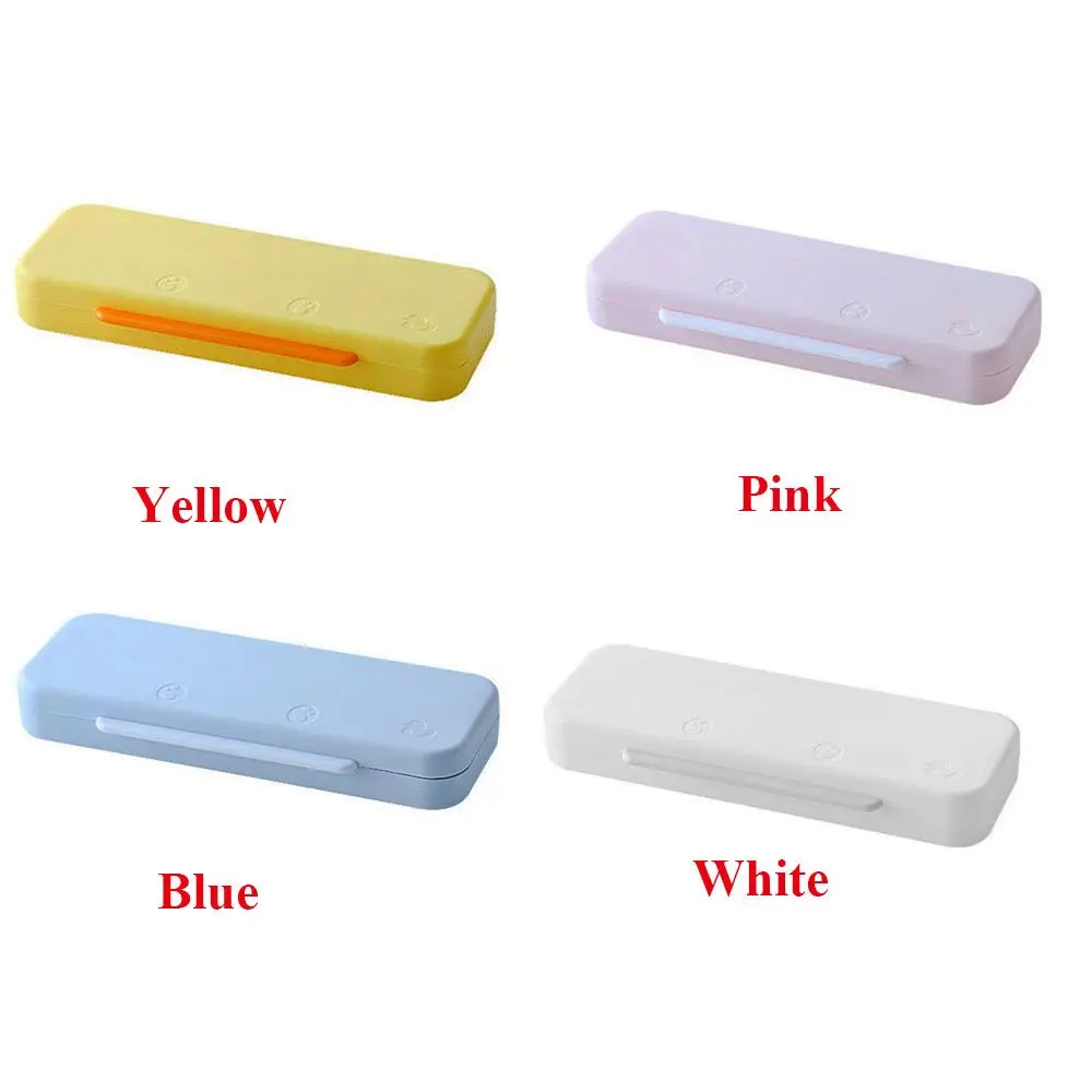 Simple Soild Color Large Capacity Waterproof Macaron Color Pencil Box Pen Case Double Layer Pencil Case Stationery Case
