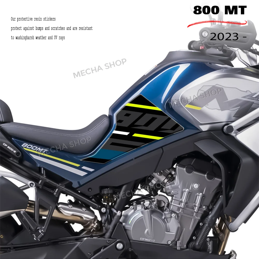 

For CF Moto 800MT 800 MT 2022 2023 3D Gel Epoxy Sticker Kit 3D Motorcycle Tank Pad Protection Sticker