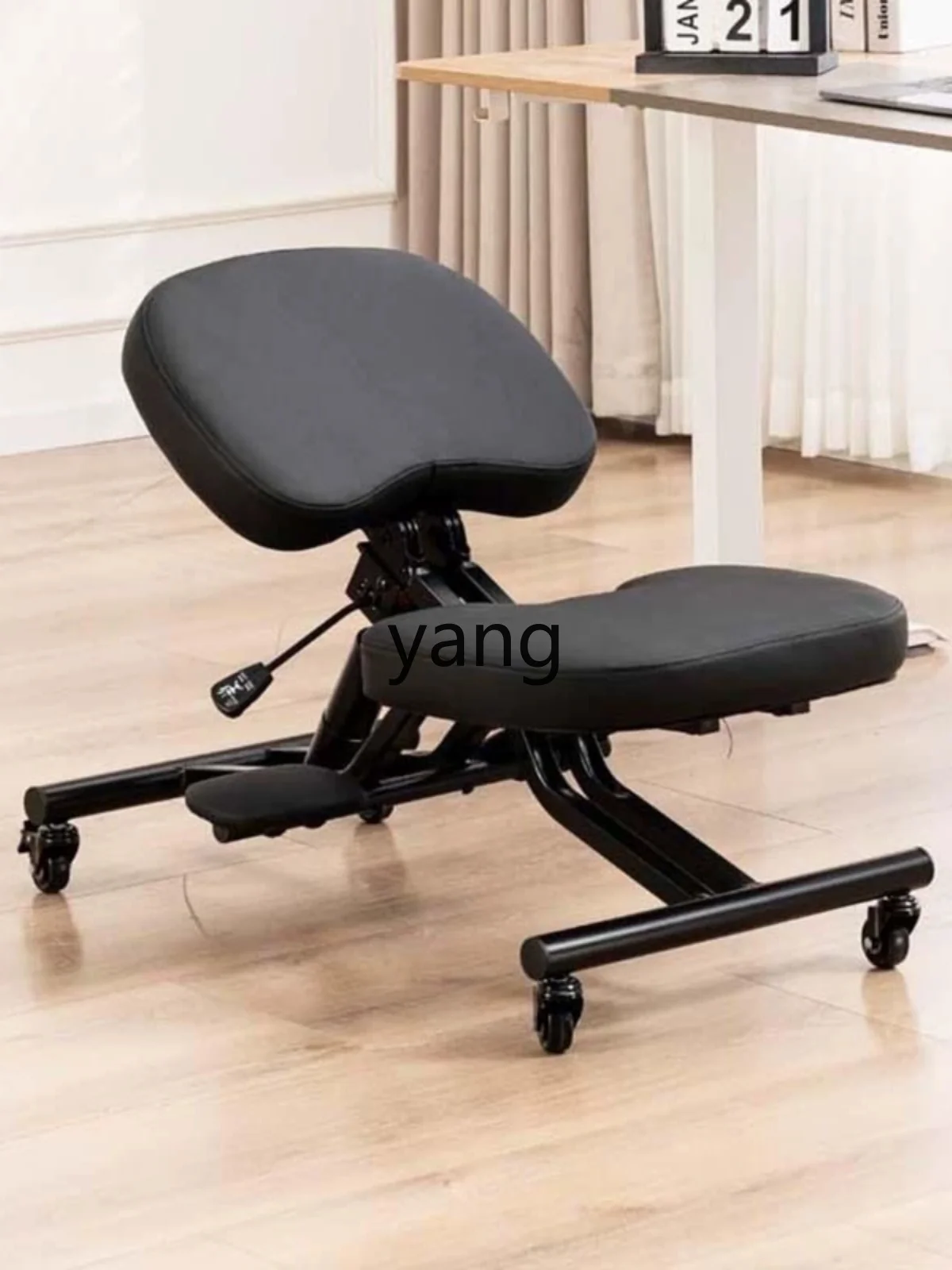 Yjq Ergonomic Kneeling Chair Reclining Spine Care Computer Chair Home Comfortable Long-Sitting Engineering Office Chair