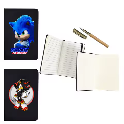 Sonic The Hedgehog Notebook Anime Harajuku Cosplay Planner School Supplies Books Planner Accessories Kawaii Stationery Notebook
