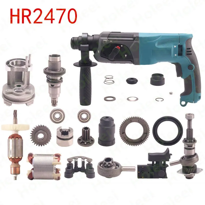 Electric Hammer Impact Drills Replace for MAKITA HR2470 HR 2470 Power Tool Accessories tools part