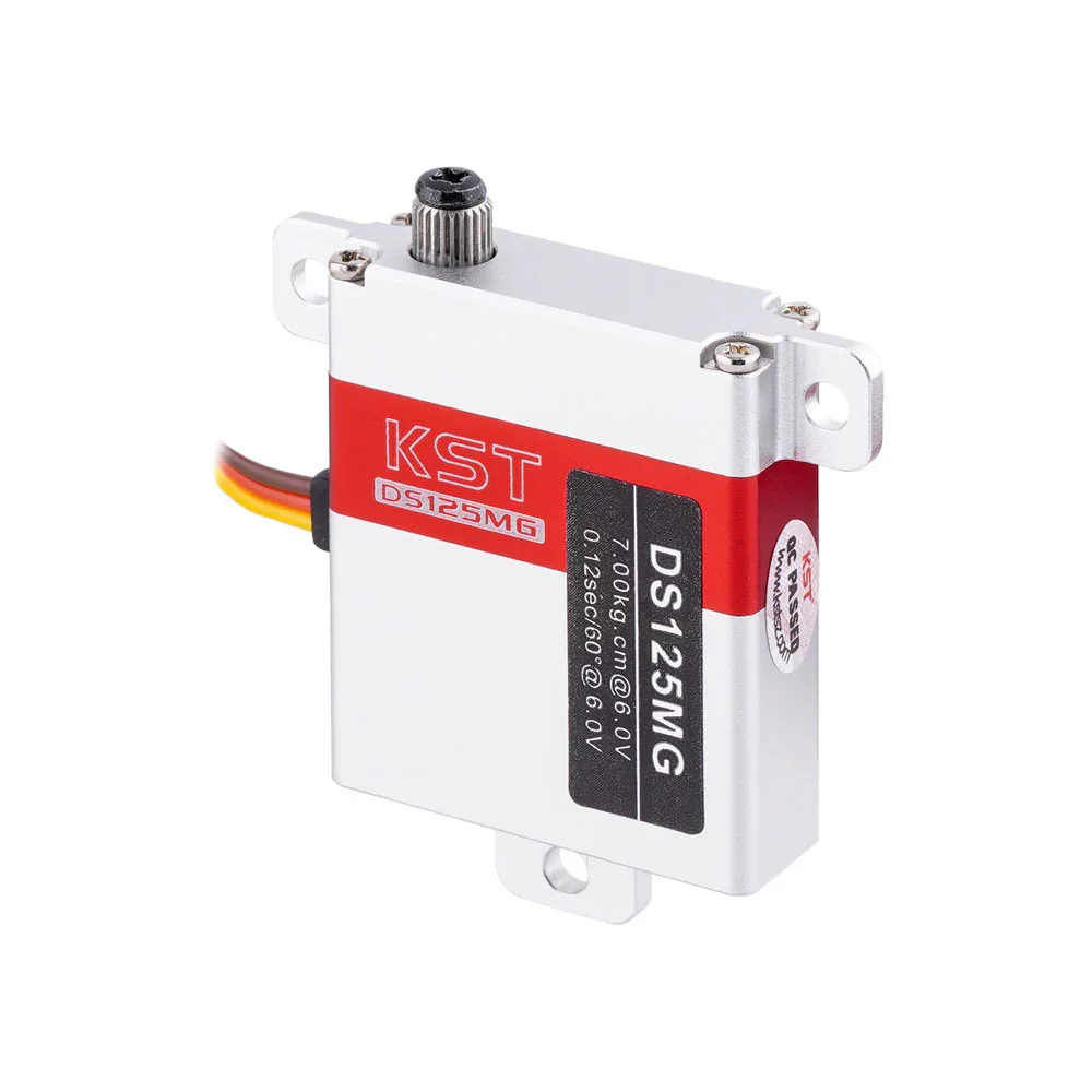 KST DS125MG 10mm High Torque Digital Wing Servo 7KG Metal Gear for RC Glider Radio Control Model Airplane