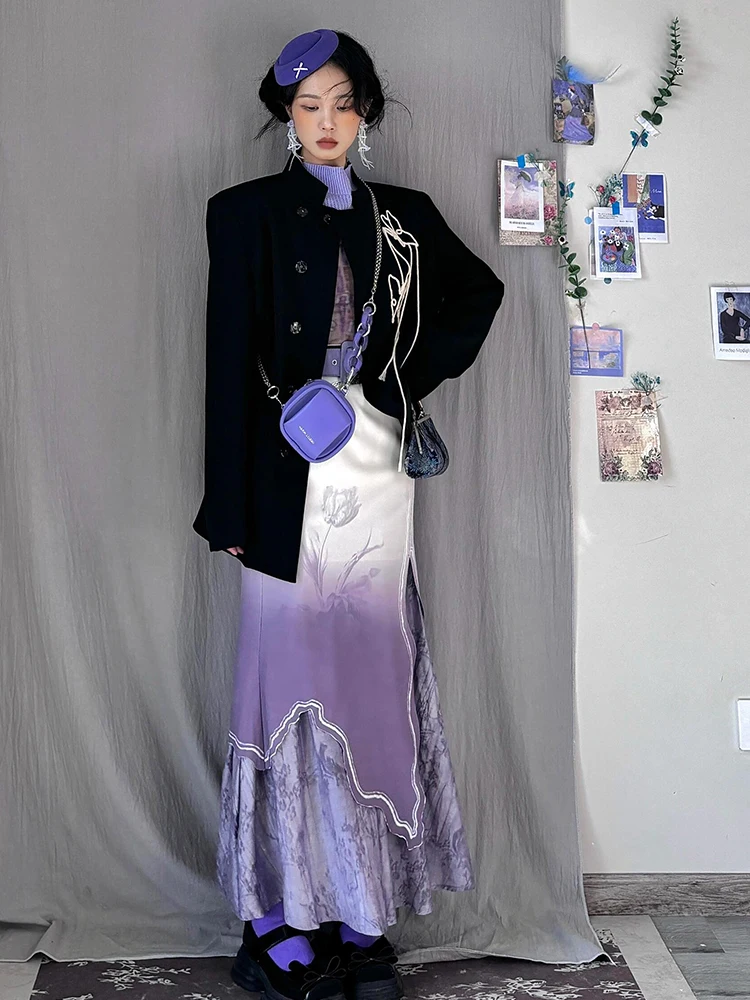 ชุดลำลองผู้หญิงปักลายเชือก ดีไซน์จีนใหม่ สไตล์หรูหรา โดดเด่นไม่ซ้ำใคร