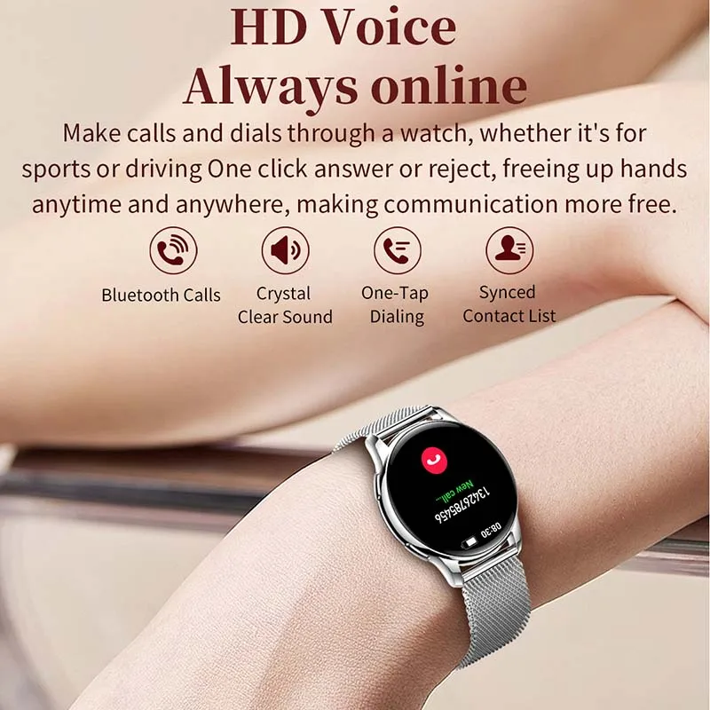 2024 New Women\'s Smartwatch 1.32inch 466*466 AMOLED HD Screen Bluetooth Call Motion tracking IP68 Waterproof Women\'s Smartwatch