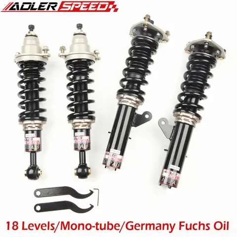 ADLERSPEED Coilovers For 08-17 Mitsubishi Lancer 18 Way Adjustable Damper Spring Suspension