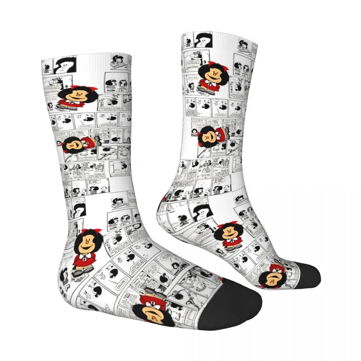 Mafalda Stockings Couple Popular comic Socks Warm Soft Trendy Socks Winter Climbing Non Slip Design Socks Gift Idea