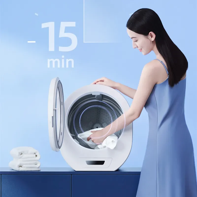 Morus Clothes Dryer Automatic Mini Vacuum Sterilization Spin Dryer Drying Machine for Baby Clothes Laundry Dryer Fast Drying