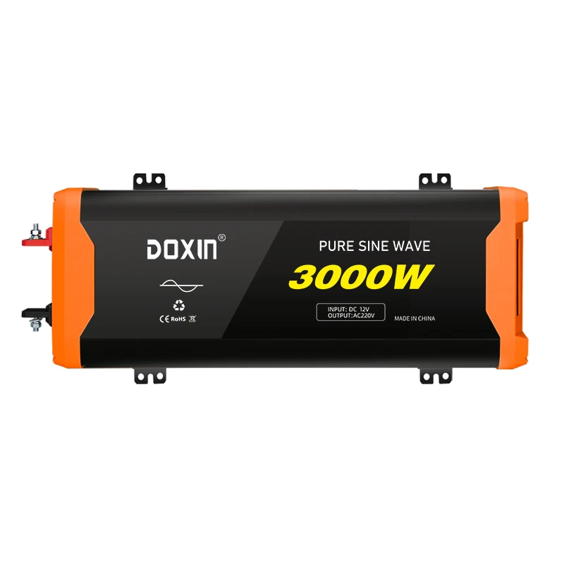 3kw Power Inverter Pure Sine Wave 3000w Potencia Inversor With LCD and Remote Control