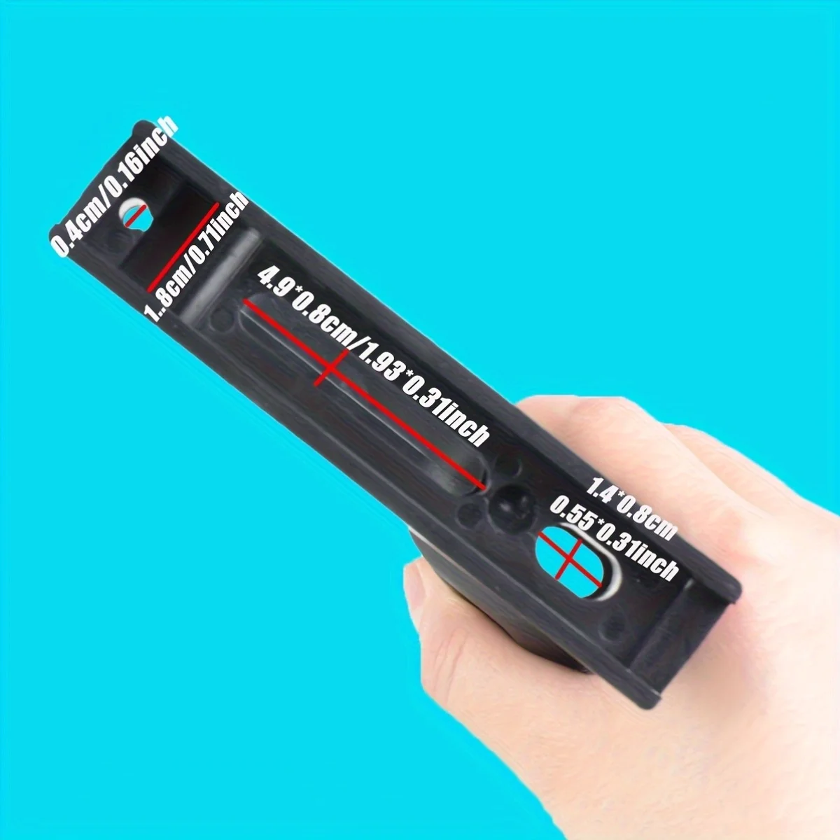 Poignée de fronde en plastique ABS, 1 pièce, avec Surface texturée pour augmenter la Friction, accessoire de bricolage, vis d'installation gratuite