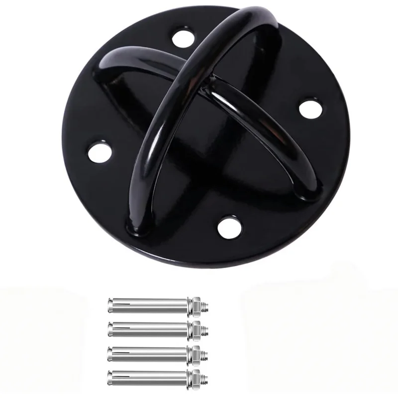 Wall Mount Bracket for Hang Strap Ceiling Anchor Hook for Gymnastic Ring Aerial Yoga Swing Body Weight Strength Training Systems