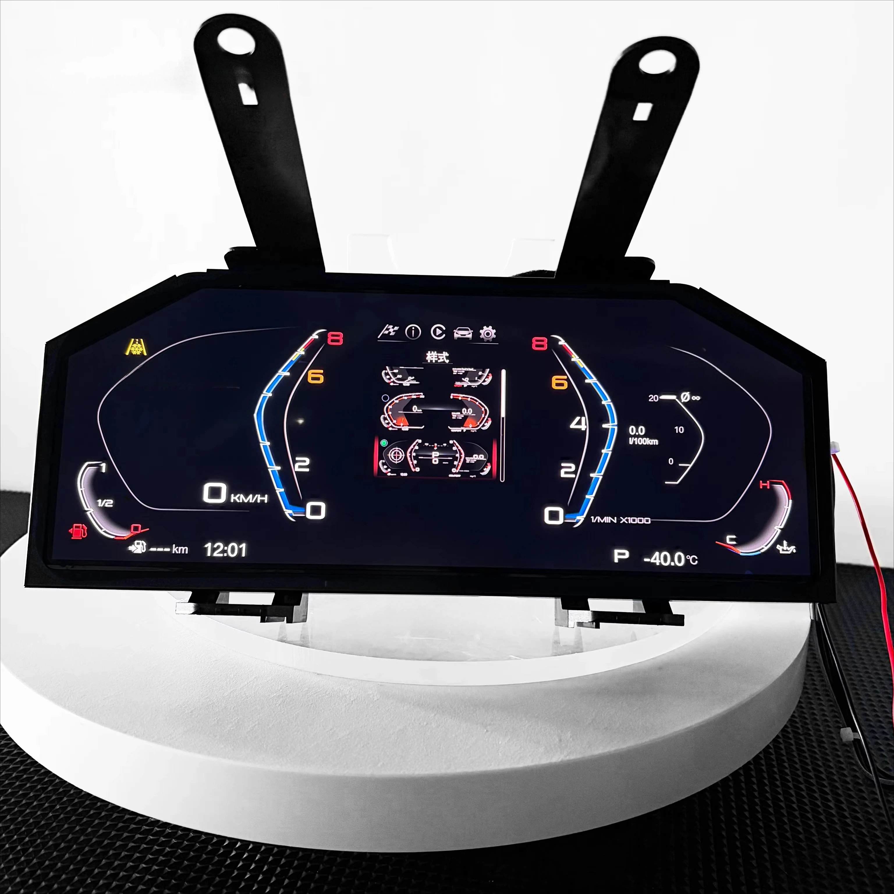 12.3-inch Digital Dashboard Cluster Display Car CarPlay Dashboard New LCD Instrument Panel Compatible for  3 Series 4 Series