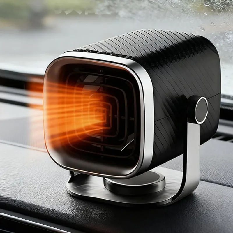 

12 В 24 В электрический автомобильный обогреватель, вентилятор двойного назначения, отопление и охлаждение, эффективный обогреватель лобового стекла, антизапотеватель, портативный обогреватель