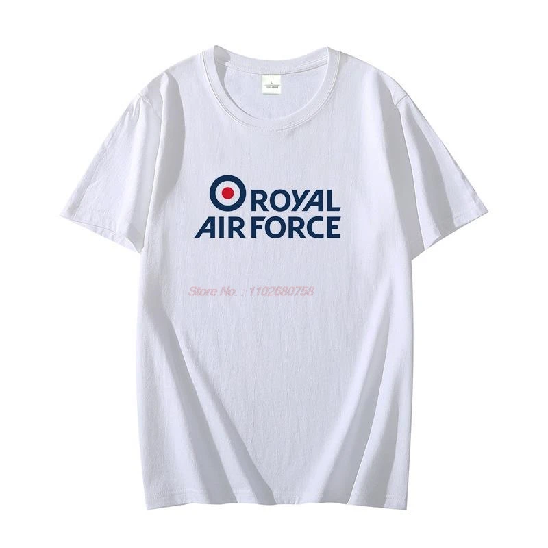 Royal Air Force Logo Military Air Raf Cotton T-shirt graphic t shirts Oversized t-shirt Summer O-neck T-shirt Men's clothing