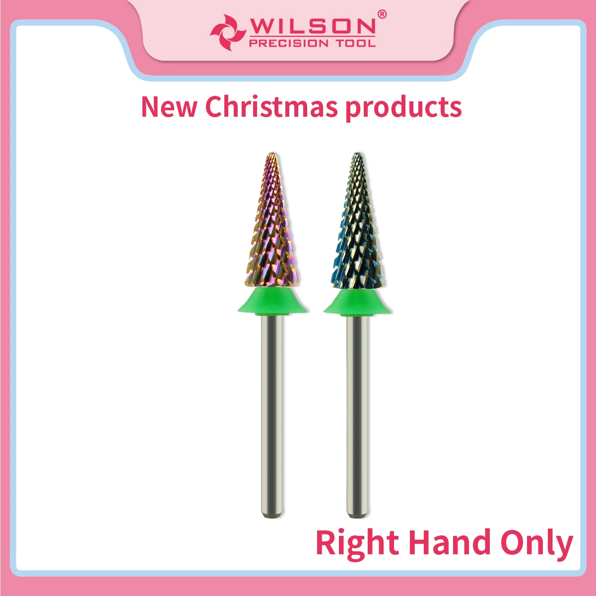 

Фрезы WILSON 6.0 мм конические круглые, левосторонние и правосторонние, а также SC-6.0 в форме дерева, для маникюра, для удаления геля