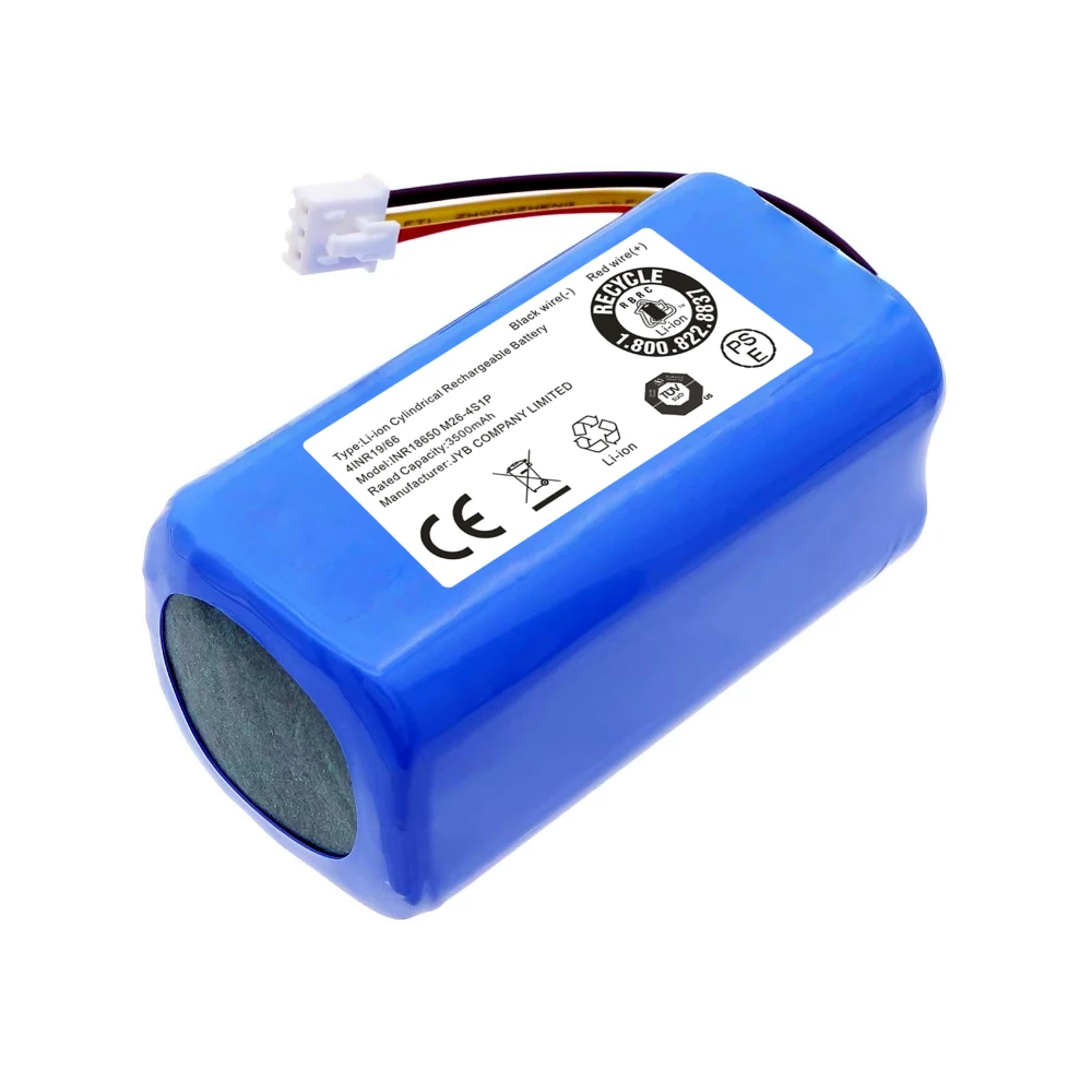 

14.4V 2800mAh~12800mAh for LIECTRAUX C30B E30 XR500 robot vacuum cleaner accessories 18650 lithium battery pack.