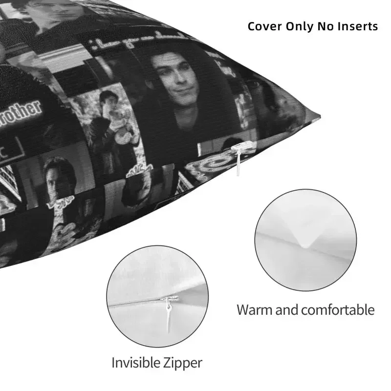 Damon Salvatore The Vampire Diaries Pillow Case55x55cm Decor Home Horror TV Show Modern Cushion Cover Car Pillowcase 45x45cm