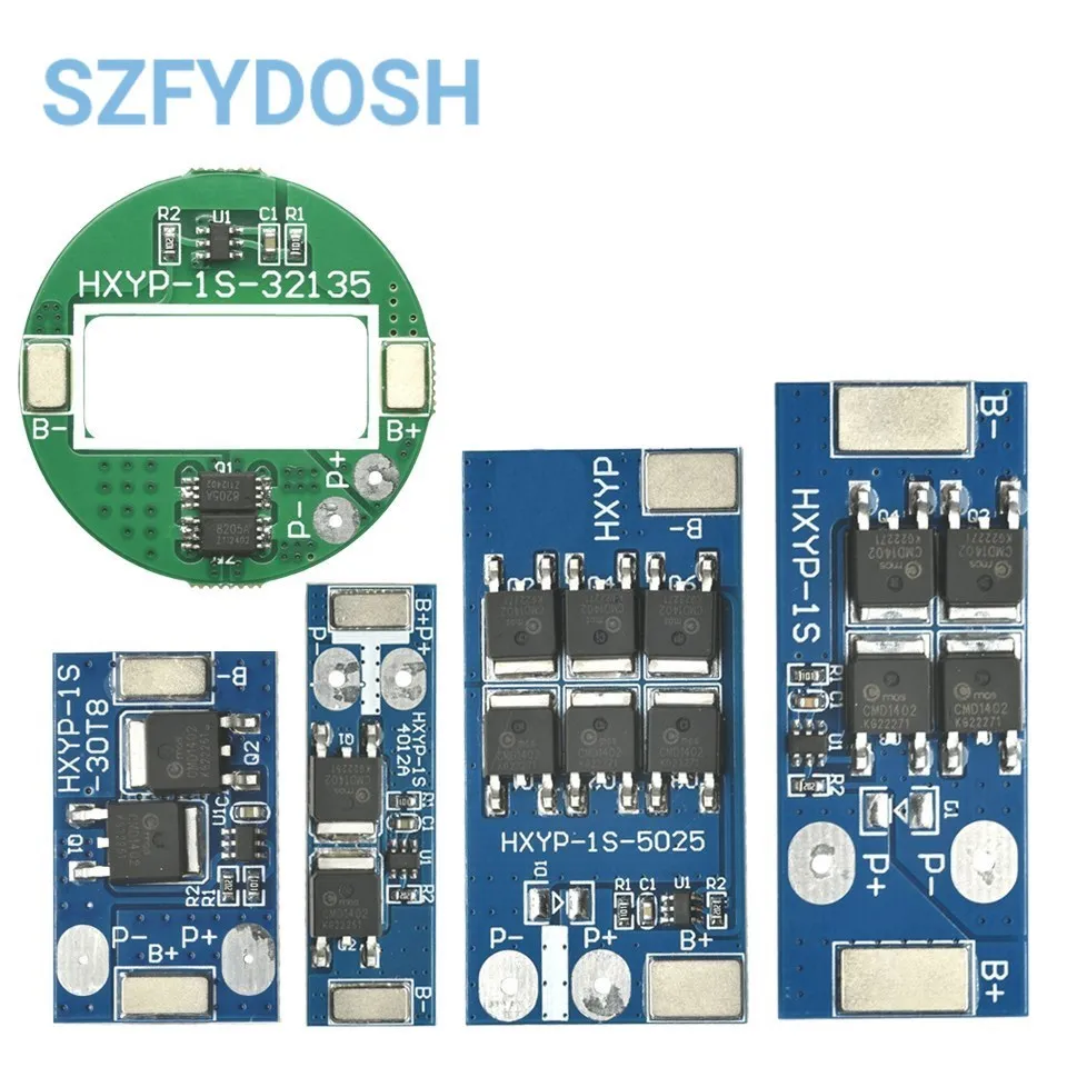 BMS 1S 12A 3A 7A 10A 15A 22A 3.2V lithium Battery Protection Board 18650 Charging Voltage / Short Circuit /Overcharge Prevention