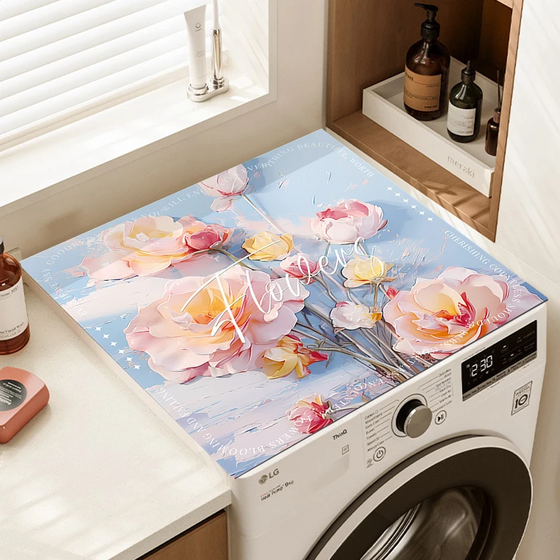 Fresh And Clean Washing Machine Dust Pad, Water-Absorbing Microwave Oven And Refrigerator Top Dust Pad, Home Decoration