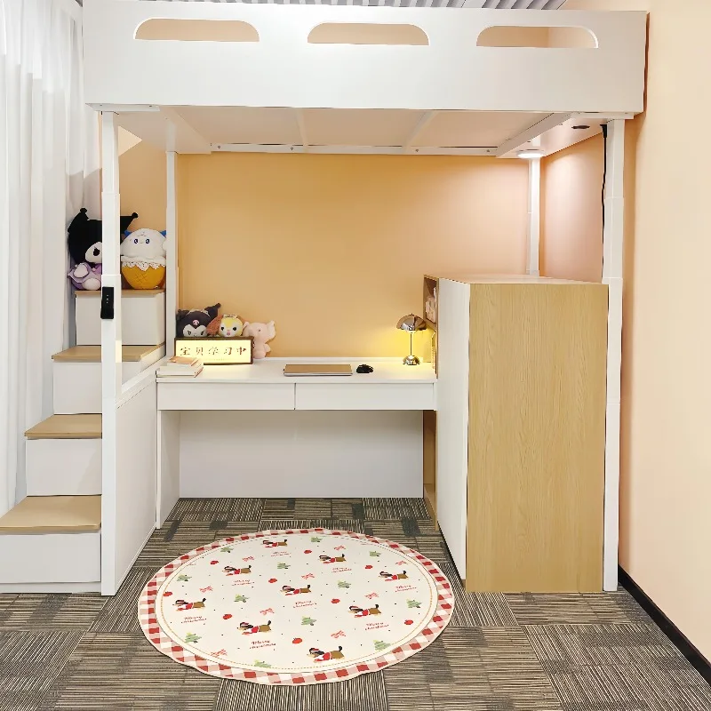 

Electric lift bed, children's smart bed, tree house high-priced half-height bed