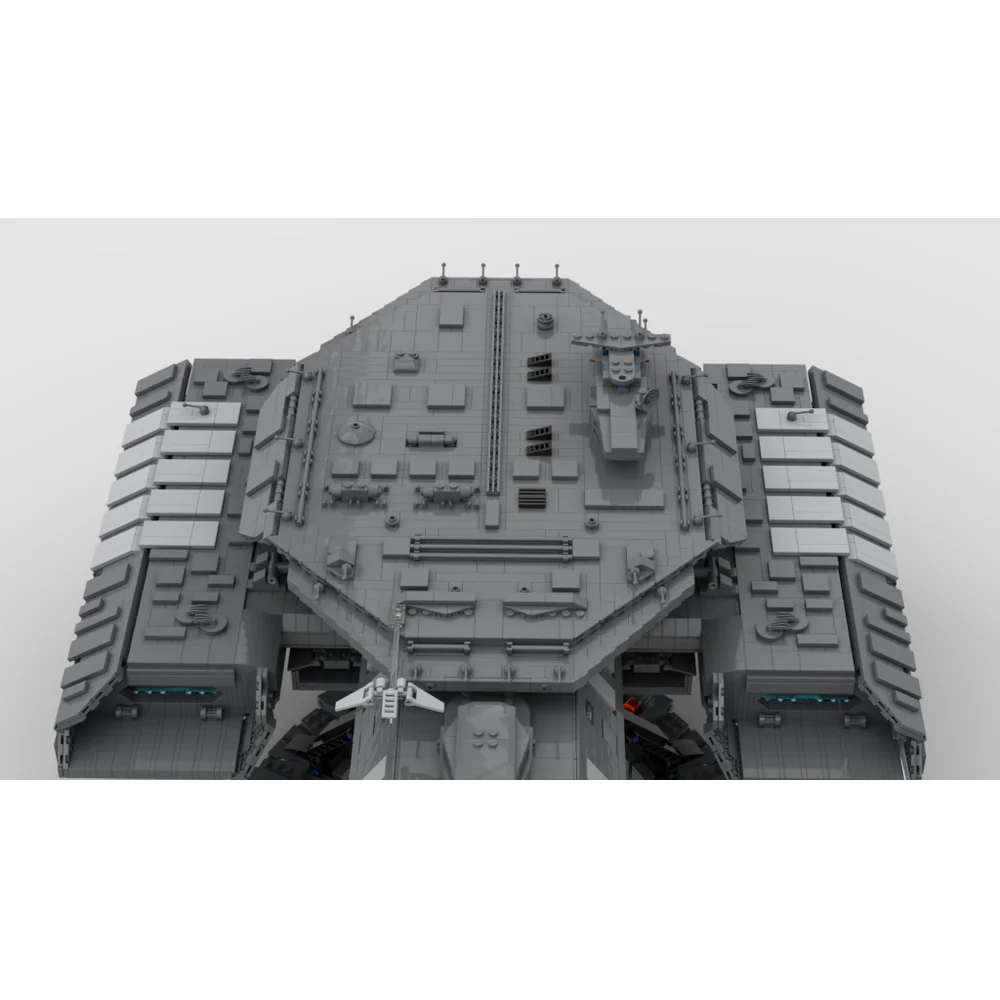 9360 قطعة MOC-35381 كوكب الفيلم ستارجيت أتلانتس SG-1 يو اس اس ديدالوس سفينة الفضاء العميق سفينة الفضاء لعبة مجسمة كبيرة الطوب الأطفال هدية