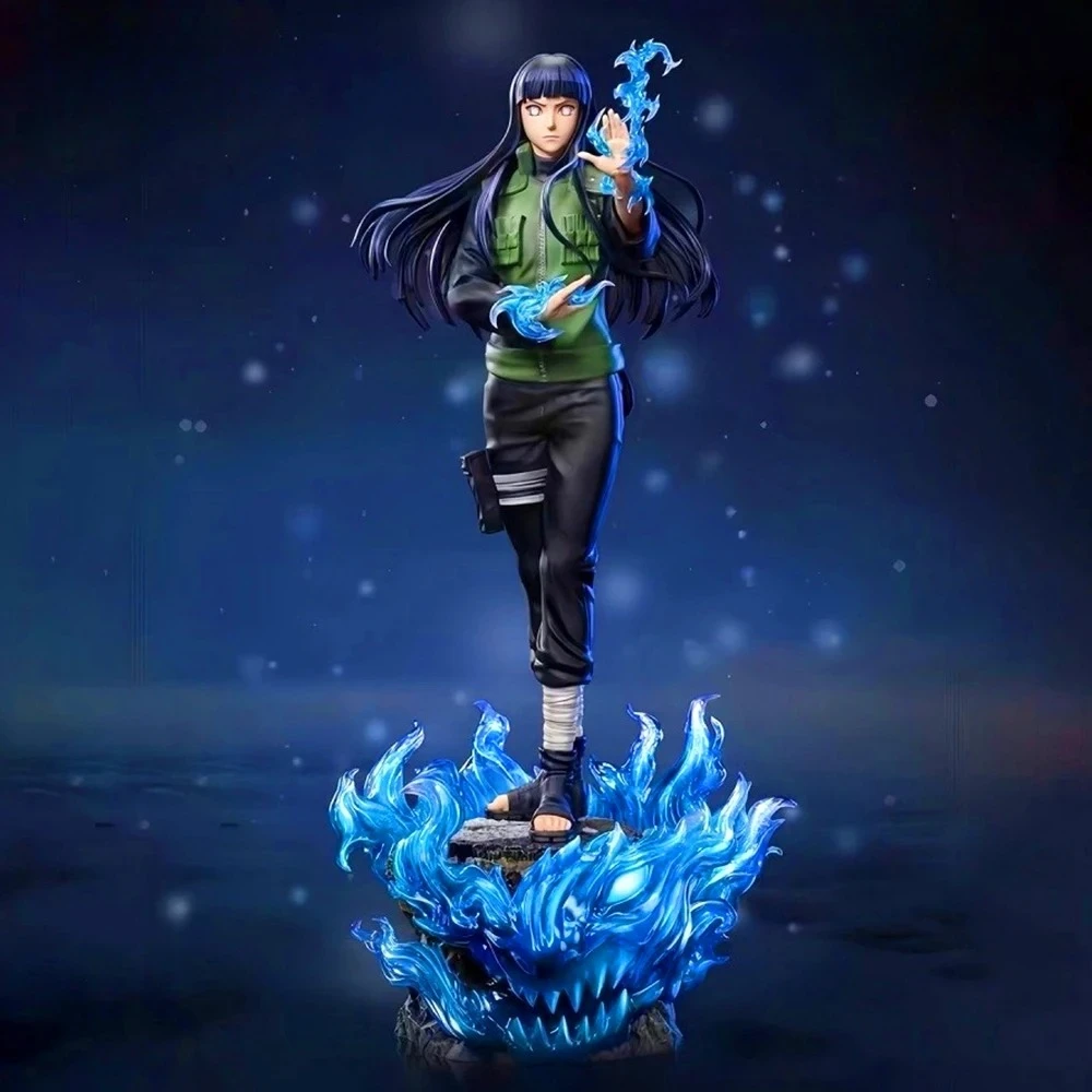 34cm/13,39 Zoll Anime-Figur Hyuga Hinata Actionfiguren PVC-Statue Desktop-Ornament Sammlermodell Spielzeug Geschenke