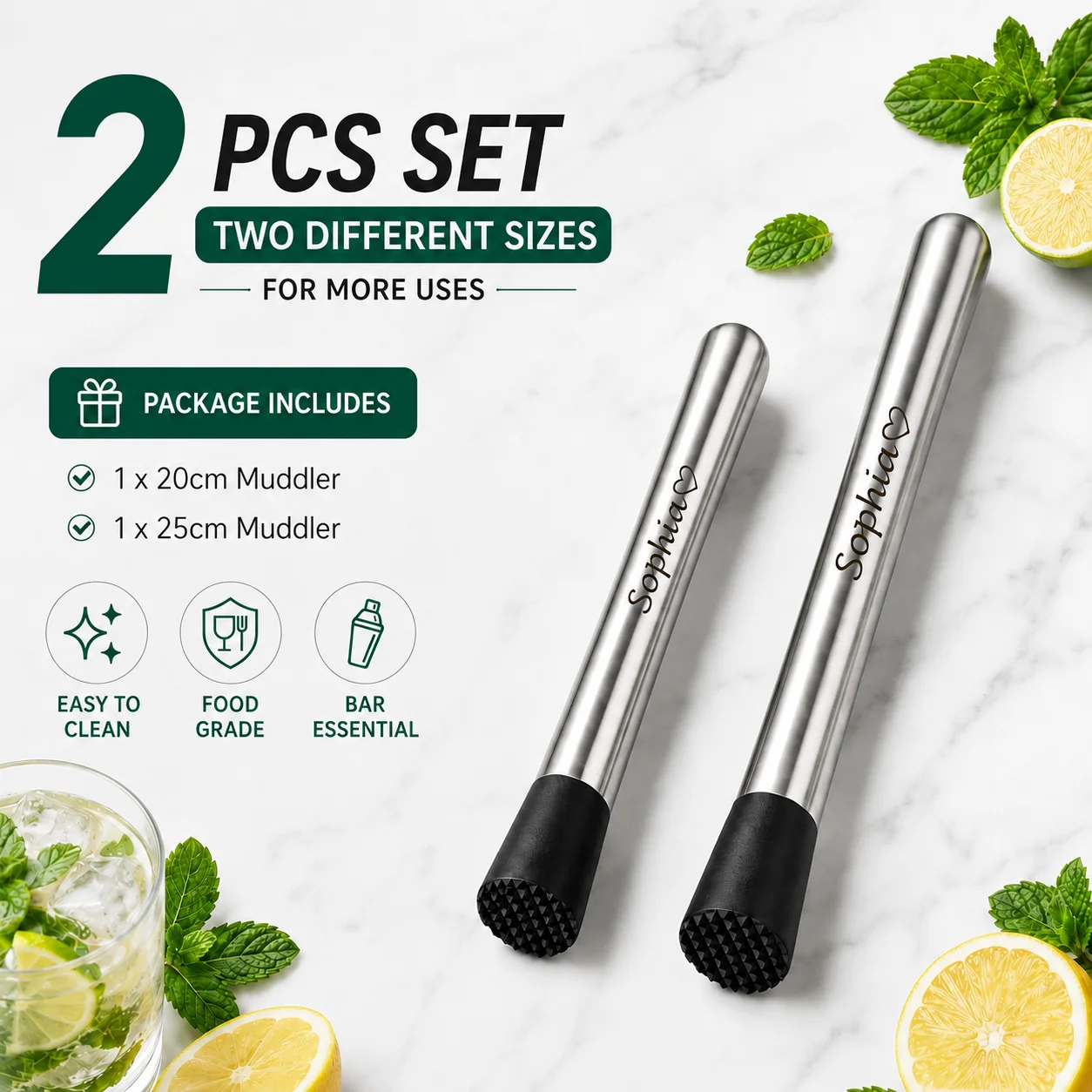 Kitchen Gadgets Made In Usa - 2Psc Broyeur à glace sur mesure,