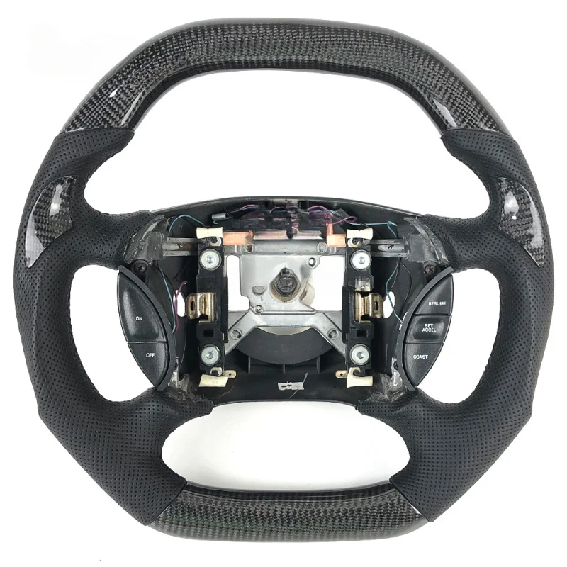 

For Ford Mustang Real Carbon Fiber Steering Wheel 2000-2004 | Factory Wholesale