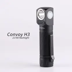 Convoy-ヘッドランプ3sst40,懐中電灯,2400lm,21700ヘッド,充電式,懐中電灯,釣り用