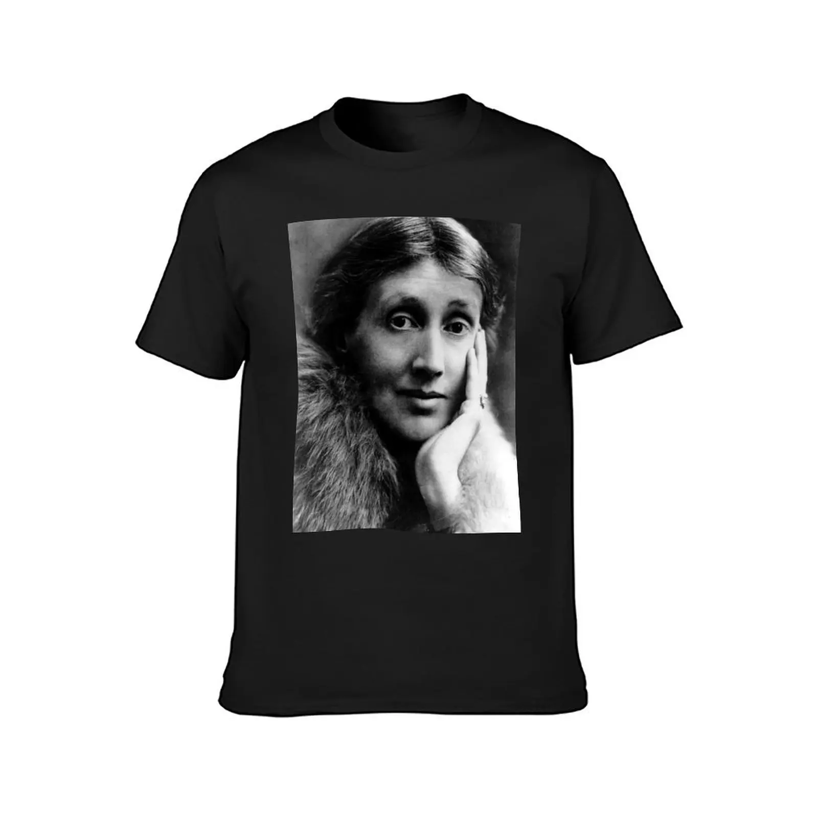 Novelist Virginia Woolf T-Shirt new edition customizeds vintage clothes men t shirt