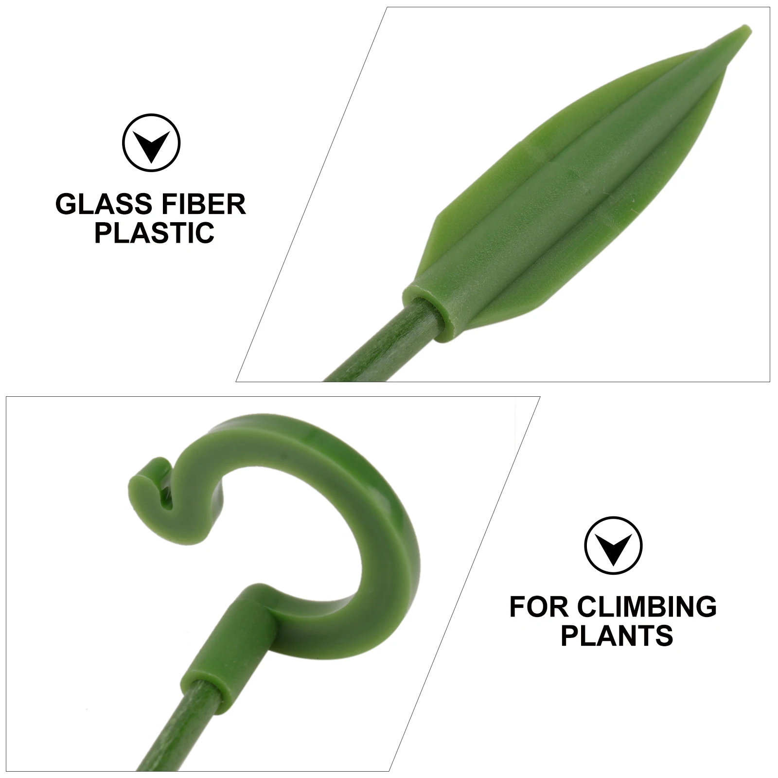 

30pcs Plant Support Glass Fiber Small Potted Bracket Fixed Flower Gardening Supplies Indoor Practical Durable Lightweight