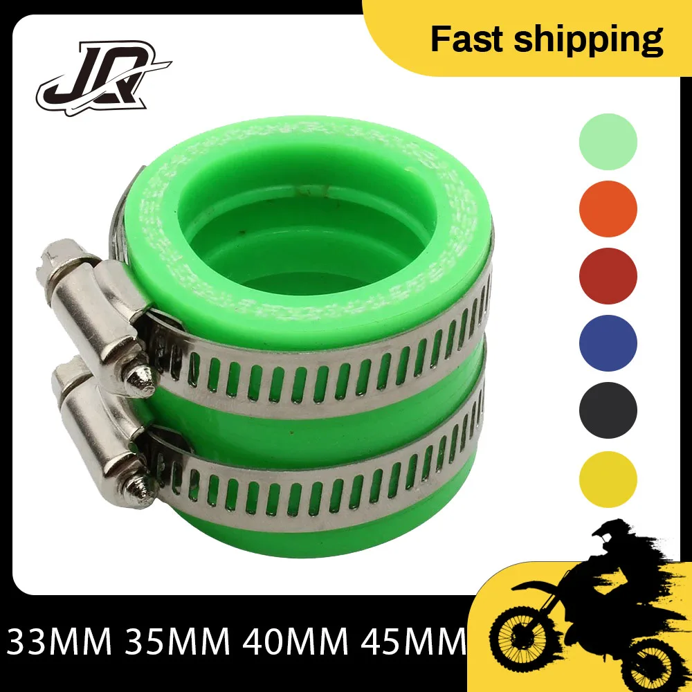 

For KOSO KEIHIN MIKUNI Motorcycle Carburetor Rubber 33 35 40 45mm Adapter Inlet Intake Pipe OKO PWK Carburetor Sleeve Accessory