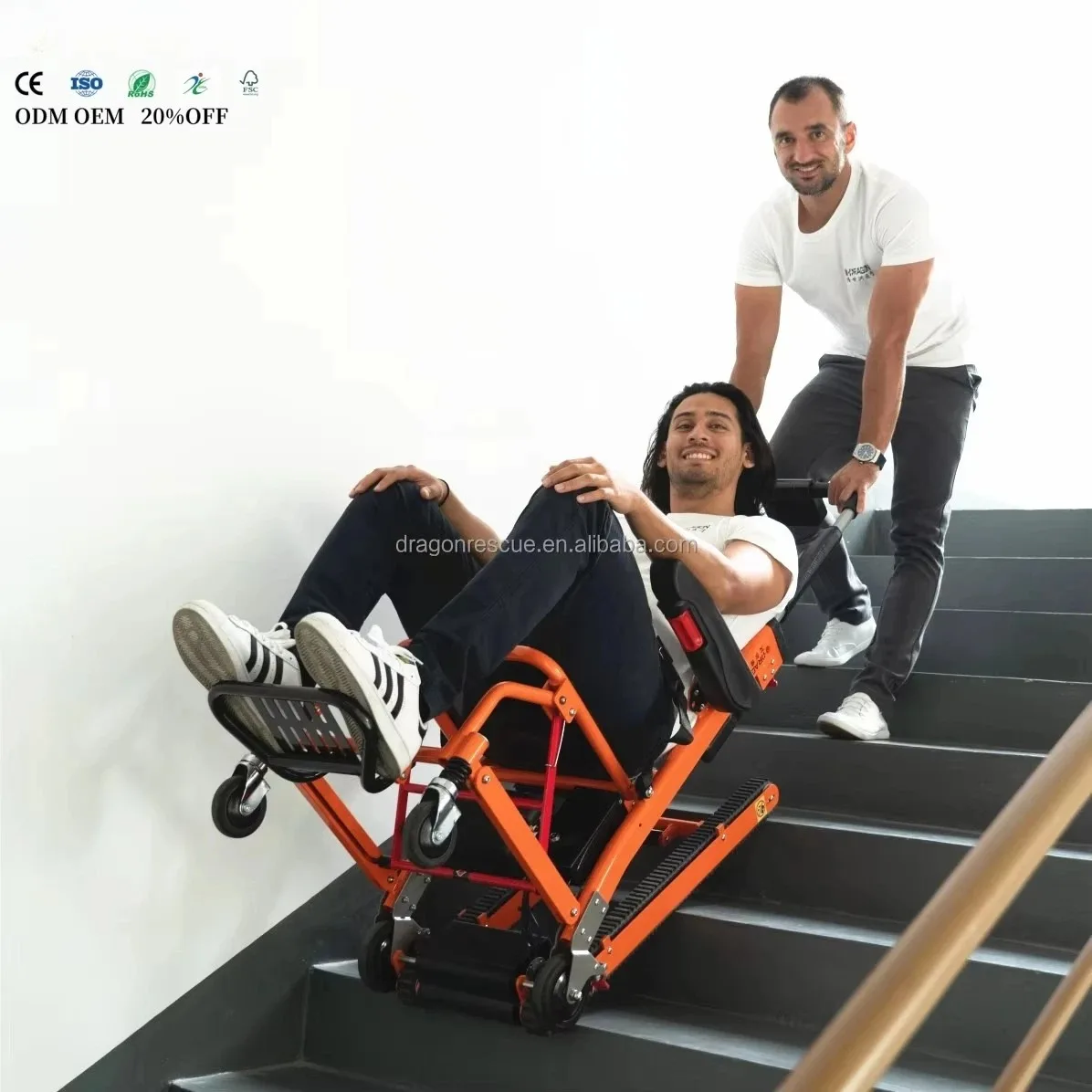 Hot Sale 2 in 1 Mobile Stairs Lift Climber Electric Foldable Stair Climbing