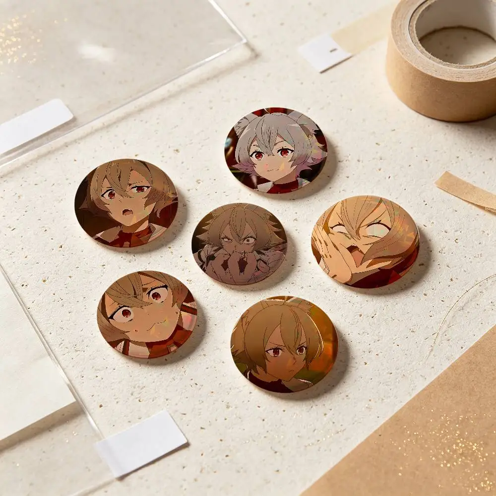 Linia Dedoldia Anime Figure Badges 25 32 44 58 75 Mm Round Cosplay Pin Bag Decor Fans Collect Friends Gifts Brooch Souvenir
