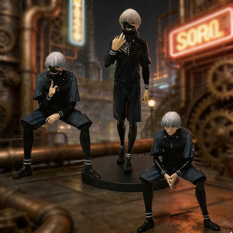 

Anime Tokyo Ghoul Figuras Grandista Kaneki Ken Action Figures Figure Sitting Kaneki Noodle Stopper Figure PVC Collectible Toy