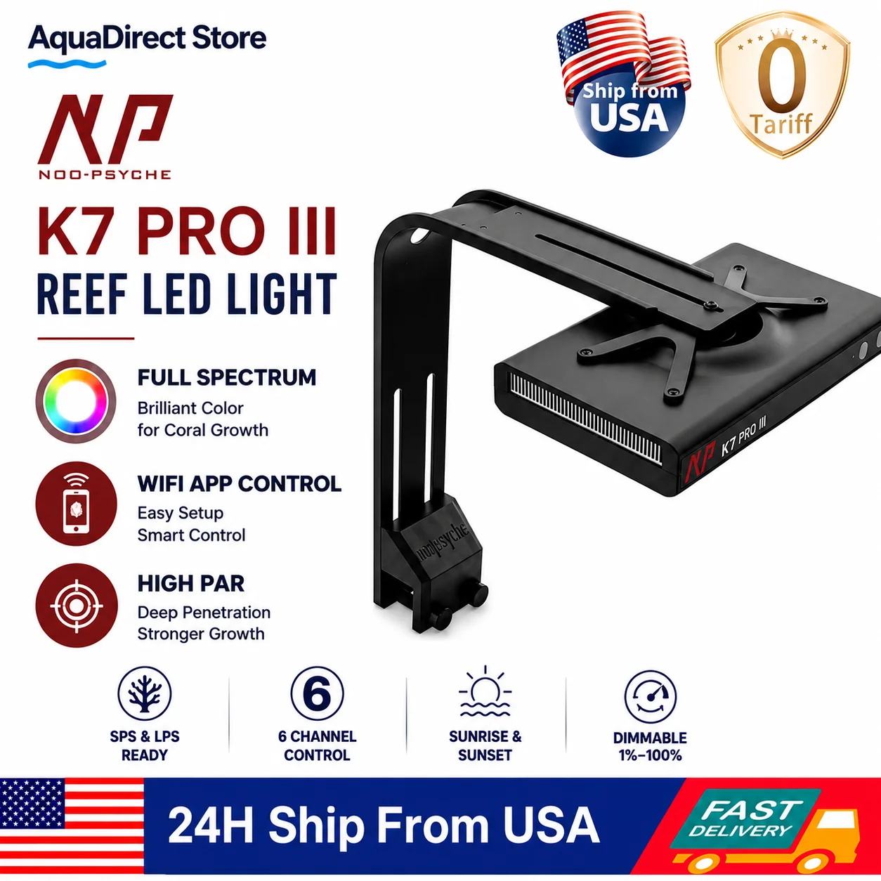 Marine Aquarium App - NooPsyche K7 Pro III V3 140W