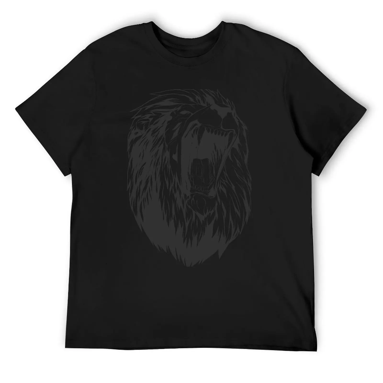 

Roaring lion T-Shirt essential t shirt Short sleeve tee custom shirt t shirt men