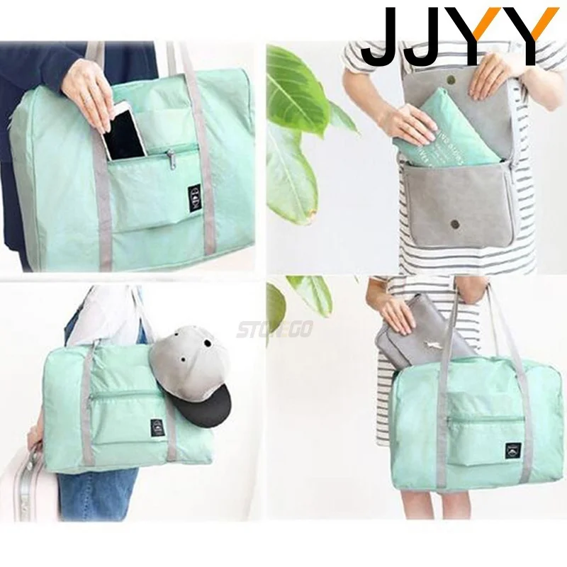 JJYY Folding Luggage Storage Bags - Travel Suitcase Pouch, Handbag, and Shoulder Bag Organizer